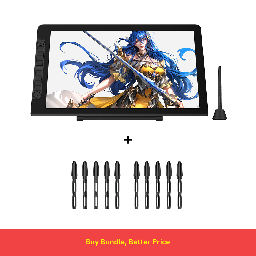 VEIKK Studio VK2200Pro Full laminated and High resolution Display Tablet